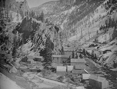 Camp minier, Nevada, vers 1897 - Unbekannt