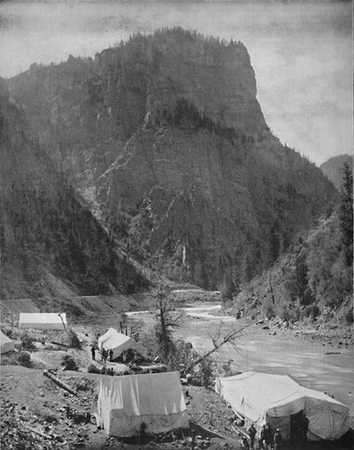 Camp minier, Nevada, vers 1897 - Unbekannt