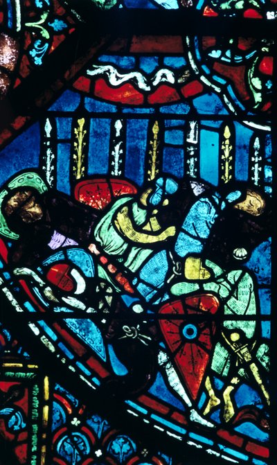 Miracle des lances fleuries, vitrail, Cathédrale de Chartres - Unbekannt