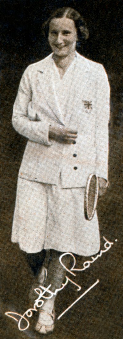 Miss Dorothy Round, championne de Wimbledon, 1934 - Unbekannt
