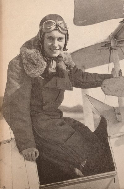 Miss Jean Batten, de Nouvelle-Zélande, qui en mai 1934, a volé de l