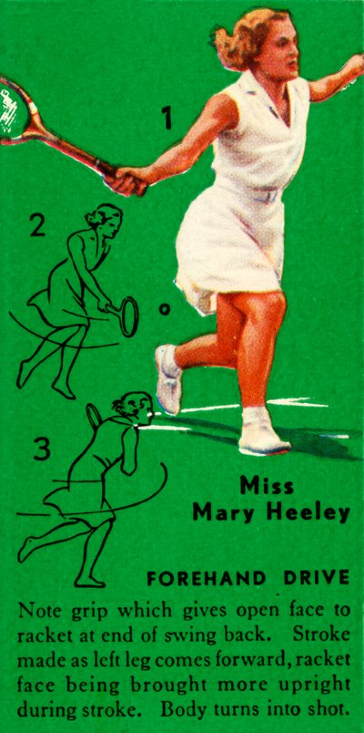 Miss Mary Heeley - Coup droit, vers 1935 - Unbekannt