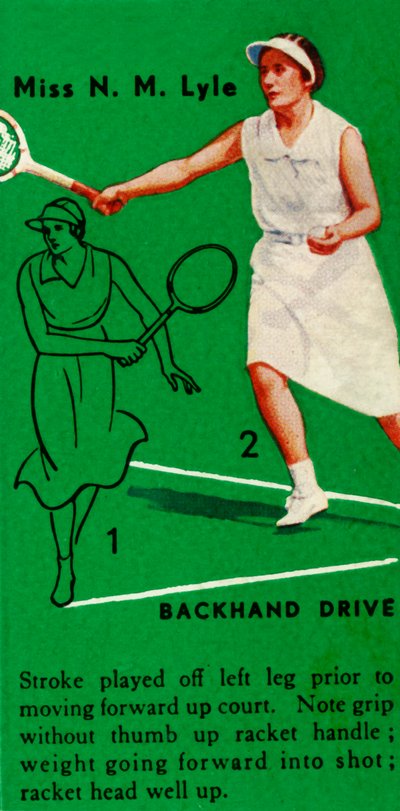 Miss N. M. Lyle - Revers, c1935 - Unbekannt