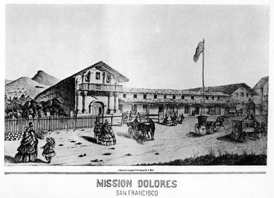 Mission Dolores, San Francisco, Californie, 19ème siècle - Unbekannt