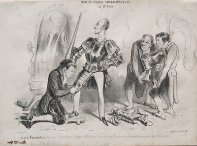 Mœurs anglo-chevaleresques, 1839 - Unbekannt