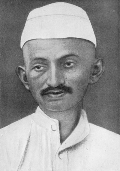 Mohandas Karamchand Gandhi 1869-1948, leader nationaliste indien, 1926 - Unbekannt