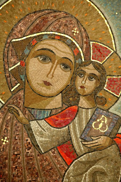 Monastère copte de la Sainte Vierge et de Saint Jean Kame, Vierge à l