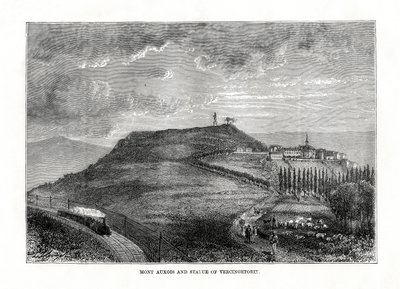 Mont Auxois et la statue de Vercingétorix, France, 1879 - Unbekannt