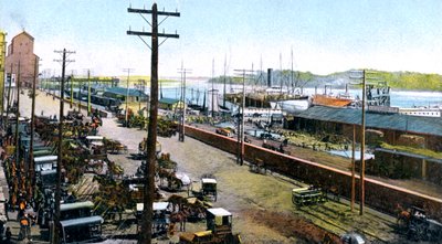 Port de Montréal, Montréal, Canada, vers 1900 - Unbekannt