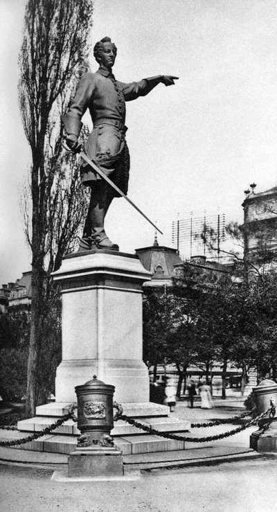 Monument à Charles XII, jardins derrière l