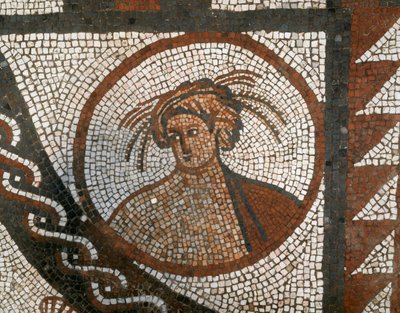Sol en mosaïque, villa romaine de Lullingstone, Eynsford, Kent, vers 1980-2017 - Unbekannt