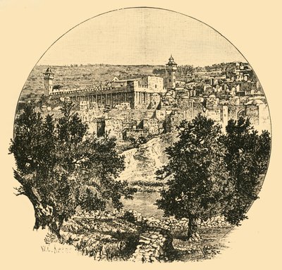 Mosquée à Hébron, 1890 - Unbekannt
