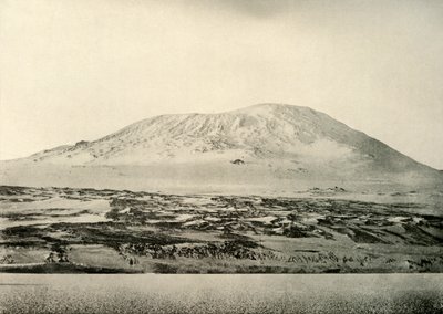 Mont Erebus...Le vieux cratère à gauche, c1908, 1909 - Unbekannt