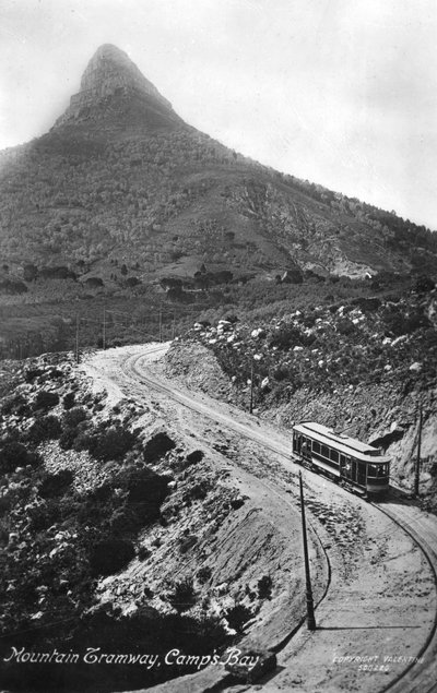 Tramway de montagne, Camps Bay, Le Cap, Afrique du Sud, 1917 - Unbekannt