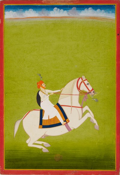 Rajput monté, début du XIXe siècle - Unbekannt