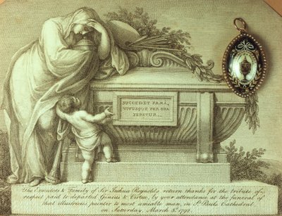 Carte de deuil et souvenir de Sir Joshua Reynolds, 1792 - Unbekannt