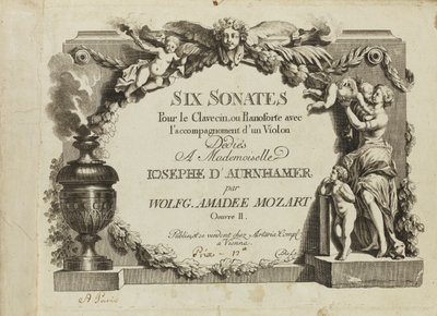 Mozart : Six sonates pour le clavecin ou pianoforte avec l