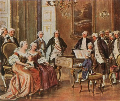 Mozart joue pour l