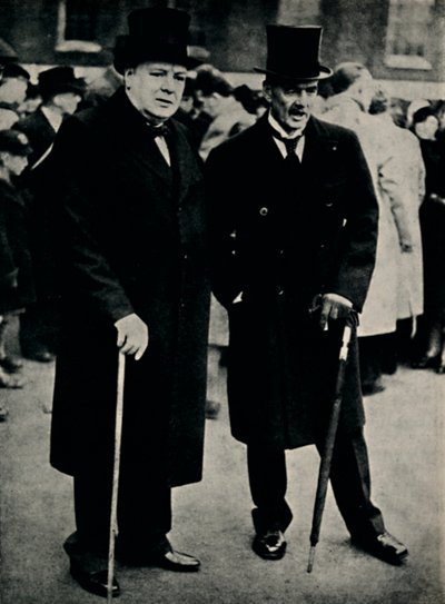 M. Chamberlain et M. Churchill, 23 février 1940, 1945 - Unbekannt