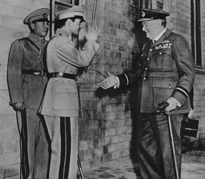 M. Churchill est accueilli par le Shah de Perse, 1943 - Unbekannt
