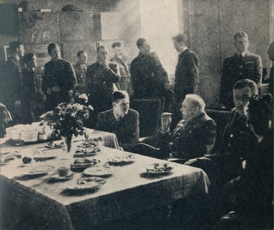 M. Churchill avec la R.A.F. - 615e Escadron de chasse, années 1940, 1945 - Unbekannt