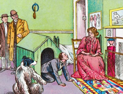 M. Darling dans le chenil, vers 1905 - Unbekannt