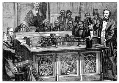 M. Gladstone attaquant le premier budget de M. Disraeli, 1852 - Unbekannt