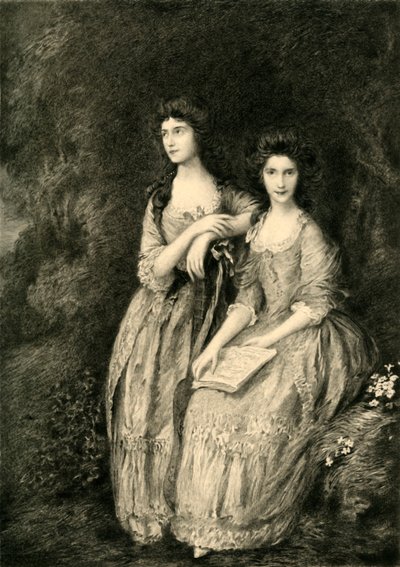 Mme Sheridan et Mme Tickell, vers 1772, 1908 - Unbekannt