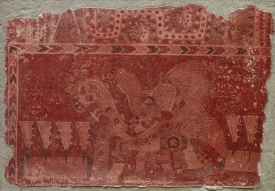Fragment de fresque avec homme d