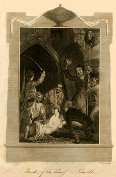 Assassinat de la princesse de Lamballe, 1792, 1816 - Unbekannt