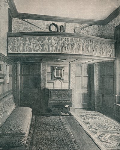 Galerie de musique avec sculpture, vers 1893 - Unbekannt