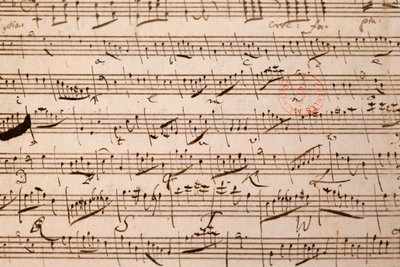 Partition musicale, Wolfgang Amadeus Mozart, Paris, France - Unbekannt