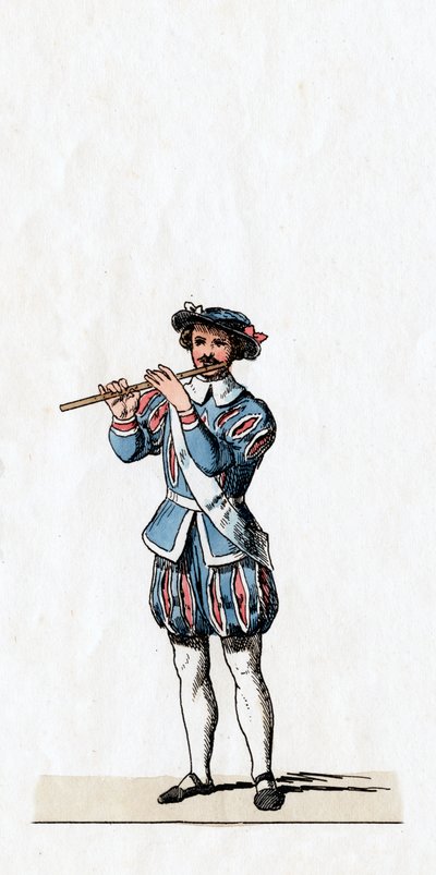 Musicien, costume pour la pièce de Shakespeare, Henry VIII - Unbekannt