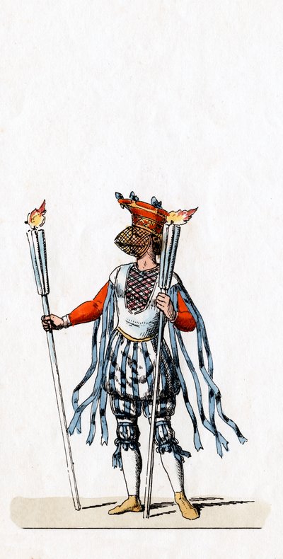 Musicien, costume pour la pièce de Shakespeare, Henry VIII - Unbekannt