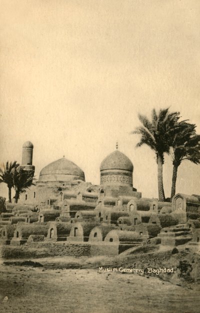 Cimetière musulman, Bagdad, vers 1918-1939 - Unbekannt