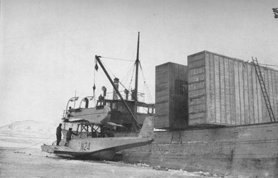 N24 sur les derricks du Hobby à Kings Bay, vers 1925, 1928 - Unbekannt