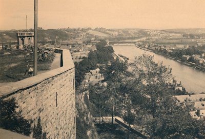 Namur. Tourelle des Guetteurs et confluent de la Sambre et de la Meuse, vers 1900 - Unbekannt