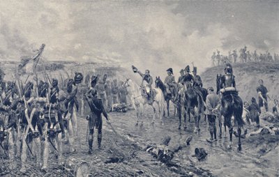 Napoléon et la Vieille Garde avant Waterloo, 1815, 1896 - Unbekannt
