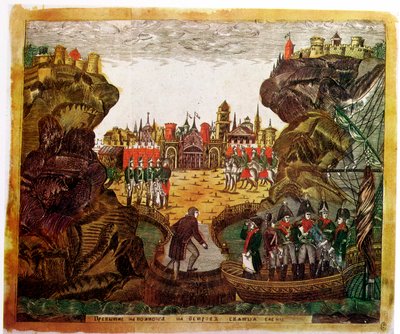 Napoléon arrivant à Sainte-Hélène, 1815 - Unbekannt