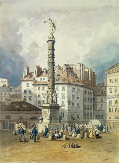 Colonne de Napoléon, Place du Châtelet, Paris, 19e siècle - Unbekannt