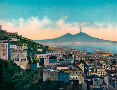Napoli - Panorama Da Via Tasso, depuis Via Tasso, vers 1900 - Unbekannt