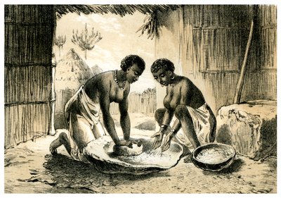 Autochtones fabriquant du Pombe - Unbekannt
