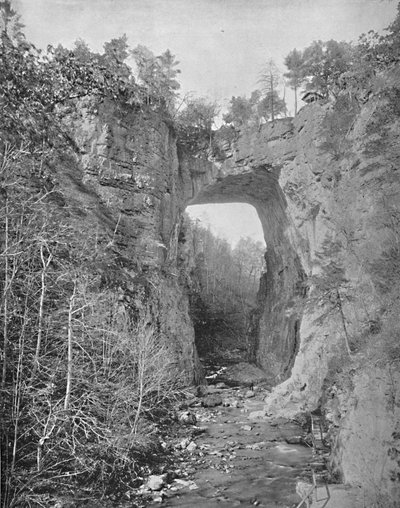 Pont naturel, Virginie, vers 1897 - Unbekannt