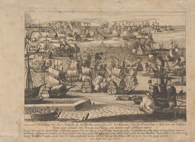 Bataille navale entre la flotte russe et ottomane le 13 juillet 1788 - Unbekannt