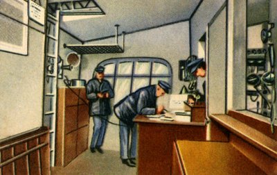 Salle de navigation à bord d
