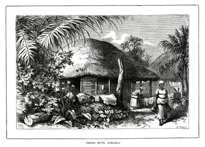 Cabanes de nègres, Jamaïque, 19ème siècle - Unbekannt