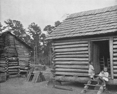 Cabanes de bûcherons noirs, Thomasville, Géorgie, USA, c1900 - Unbekannt