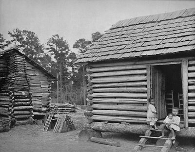 Cabanes en rondins de nègres, Thomasville, Géorgie, vers 1897 - Unbekannt