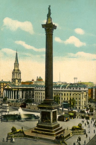 Colonne Nelson et Trafalgar Square, Londres, vers 1910 - Unbekannt
