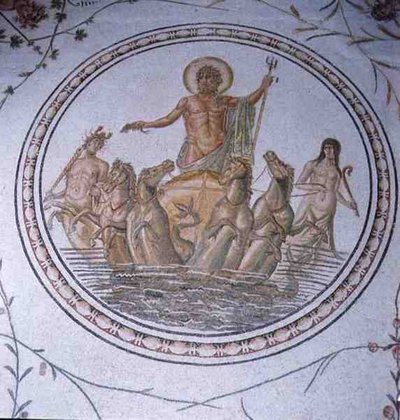 Neptune sur son char, avec hippocampes et tritons - Unbekannt